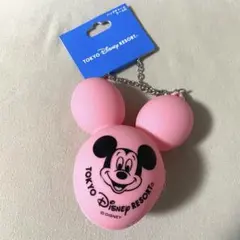 ディズニーリゾート ミッキーバルーン バッグチャーム　ピンク