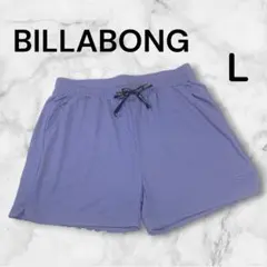 BILLABONG ショートパンツ L 紫 ロゴ入 美品
