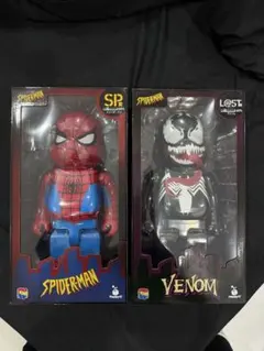 ベアブリック　ベノム　スパイダーマン　ハッピーくじ　SP賞　LAST賞 新品
