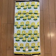 【新品・未使用】　ミッフィー　フェイスタオル　ひまわり柄のサムネイル