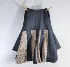 インディゴデニム×パッチワーク*ドルマンスリーブ·岡山デニム