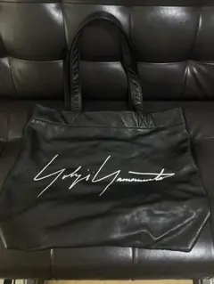 Yohji Yamamoto 青山店限定ノベルティレザートートバッグのサムネイル