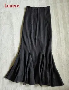 Louere フレアスカート 上品 ブラック Mサイズのサムネイル
