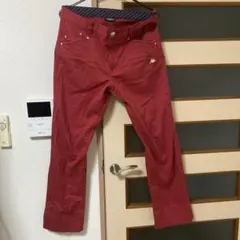 Kappa 赤 ストレートパンツ コットン混紡のサムネイル