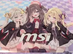 MSI クリアファイル アニメキャラクター