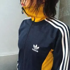 2025年最新】ADIDAS トラックジャケット ネイビー イエローの