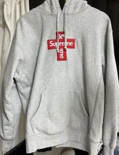 Supreme Cross Box Logo Hooded Sweatshirt
