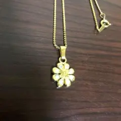 22148✨セリーヌ アルファベットネックレス C ロゴ ゴールド プレート