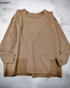 ✦美品✦Deuxieme Classe /ミドルゲージボリュームニット✦ベージュ