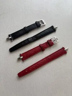 GUCCI1800L純正バンドレディースチェンジングレザーベルト未使用2本セット