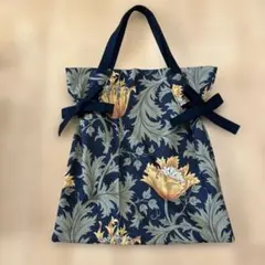 レア！ H&M ウィリアムモリス 巾着ショルダーバッグ - メルカリ