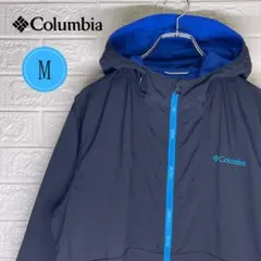 【24時間以内　匿名発送】コロンビア　ナイロンジャケット　フーディ　黒　Mサイズ