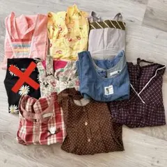エプロン 割烹着 まとめ売り 9枚セット 保育士 家事のサムネイル