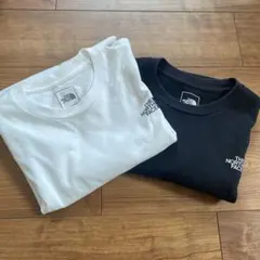 THE NORTH FACE 長袖カットソー ホワイト　ブラック　2枚セット