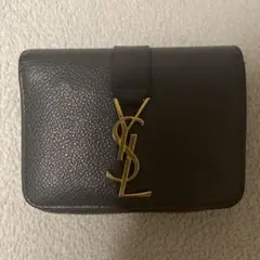 5*6様 SAINT LAURENT 二つ折り財布 ダークグレー