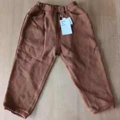 110cm ブラウン コットンパンツ