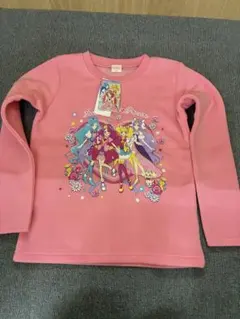 新品未使用バンダイアパレル ヒーリングっとプリキュア トレーナー 130裏起毛