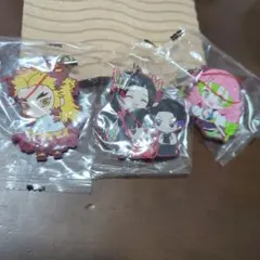 鬼滅の刃　ラバーストラップ3点