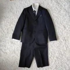 男の子 フォーマルスーツ 5点セット 125cm ネイビー 卒業 入学式 発表会