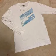 Hurley ハーレー 長袖 ロンT Tシャツ ホワイト サーフ　XL
