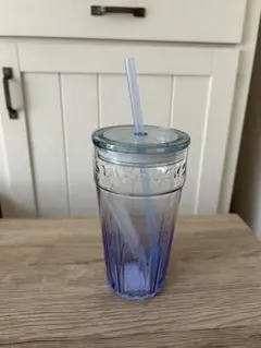 スターバックス グラスタンブラー ブルーグラデーション　473ml スタバ　福袋