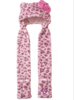 USJ キティ マフラーキャップ