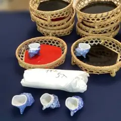 旧ソ連伝統工芸品5点・ホフロマ/グジェリ/ジョストヴォ/ベレスタ
