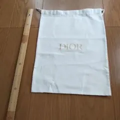 Dior ホワイト コットン 巾着