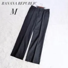 バナナリパブリック/スラックスパンツ/ストレート/コットン100%/極美品