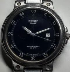 ソーラーセイコー 5Y75-1A10 黒文字盤 レディース腕時計