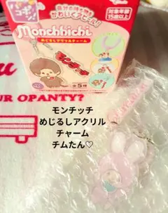 モンチッチ♡チムたん めじるしアクリルチャーム