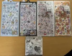【正規品】ボンボンドロップ　プチドロップステッカー　おはじきシール　5点セット