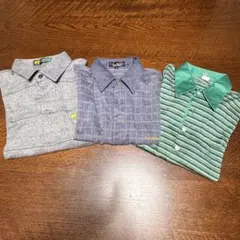 ゴールデンベアー他　メンズ　ポロシャツ（長袖）3枚セットのサムネイル