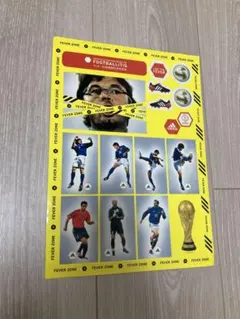 日本代表サッカー／ステッカー／ラウル／ジダン／松田直樹／中村俊輔／トルシエ