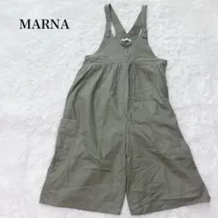 マーナ サロペット オーバーオール ワイドシルエット リネン コットン シンプルのサムネイル