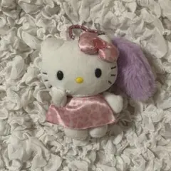 ハローキティ マスコット ヒョウ柄 ギャルのサムネイル