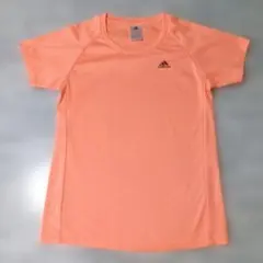 adidas ランニング 半袖 Tシャツ オレンジ L