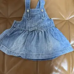 baby gap デニム Aライン ハート ジャンパースカート60cm