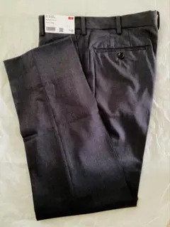 UNIQLO ストレッチウールパンツ Dグレー ウェスト76cm 股下72cm