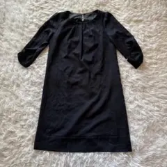 SunaUna スーナウーナ ひざ丈ワンピース XS ワールド ネイビー 紺色