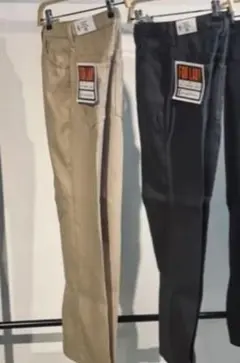 【新品】preloved ウエスタンパンツ　ベージュ26 新品未使用　股下67