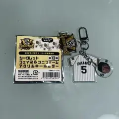 阪神タイガース 近本光司 選手 フェイス&ユニフォームキーホルダー
