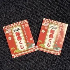 【ディズニー】2026 新春くじ　2枚