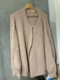 Aunt Marie's ニットカーディガン ピンクのサムネイル