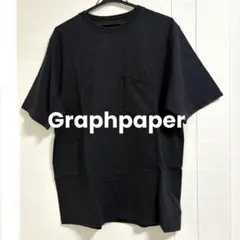 8/10迄！Graphpaper グラフペーパー ポケット付きTシャツブラック3