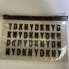 DKNY クリアポーチ フラットケース