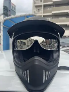 専用　SHOEI EX-ZERO　専用設計ゴーグル付き　ブラック　ステッカー SHOEI EX-ZERO 専用設計 ゴーグル ミラー 巾着袋付き ショウエイ