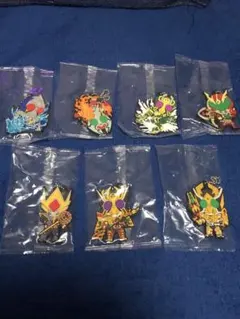 仮面ライダー剣(ブレイド) カプセルラバーマスコット　7種