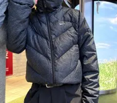 NIKE 総柄 ダウンジャケット