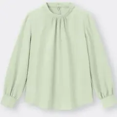 GU スタンドカラーブラウス Sサイズ